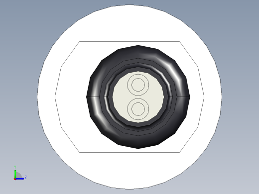超声波设备-PVDF-BODY-CABLE-0.5in-NPT左视缩略图
