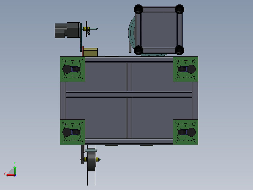 自动镭雕封装sw18后视图