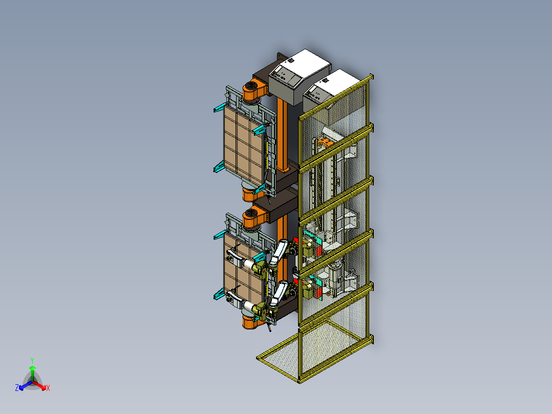 双工位焊接机器人地轨