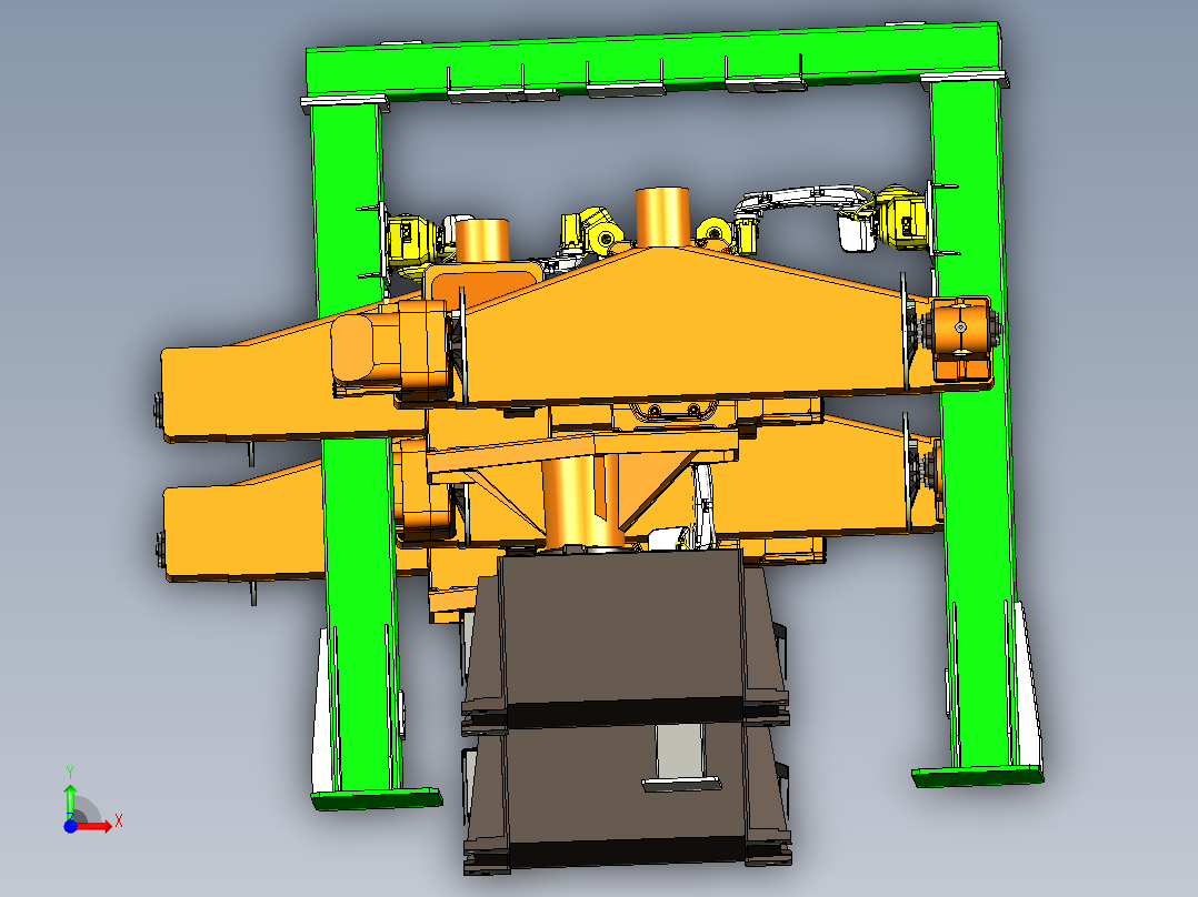 非标焊接工作站设计前视图