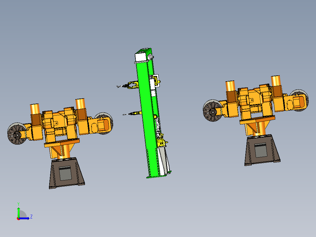 非标焊接工作站设计左视图