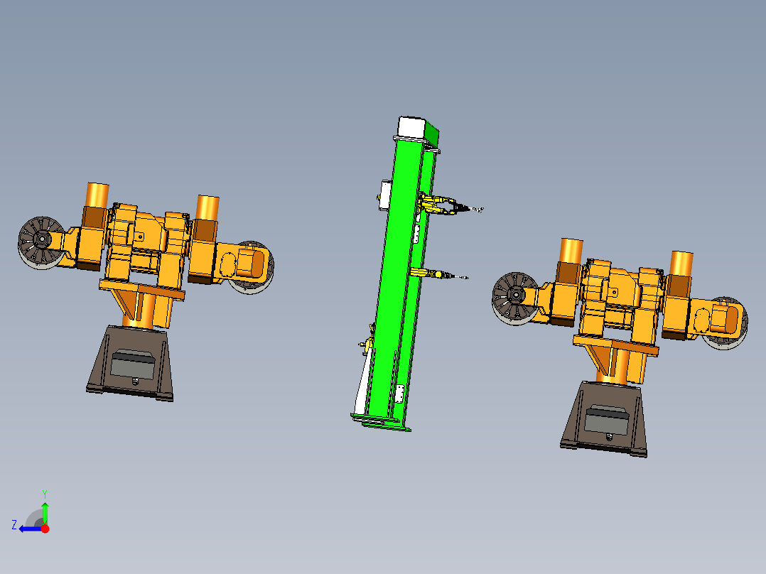 非标焊接工作站设计右视图
