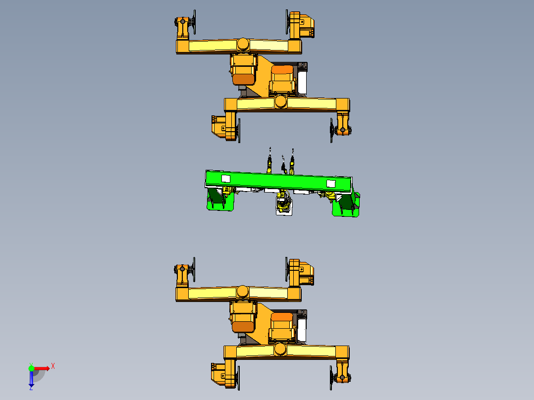 非标焊接工作站设计俯视图