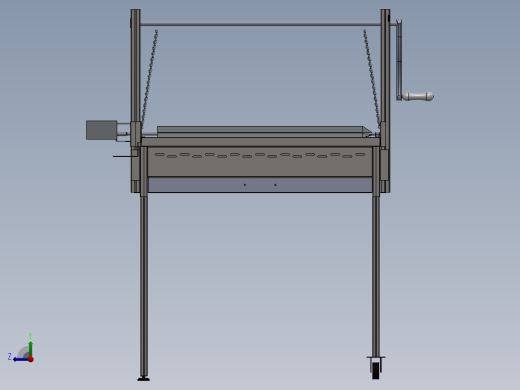 烧烤架右视缩略图
