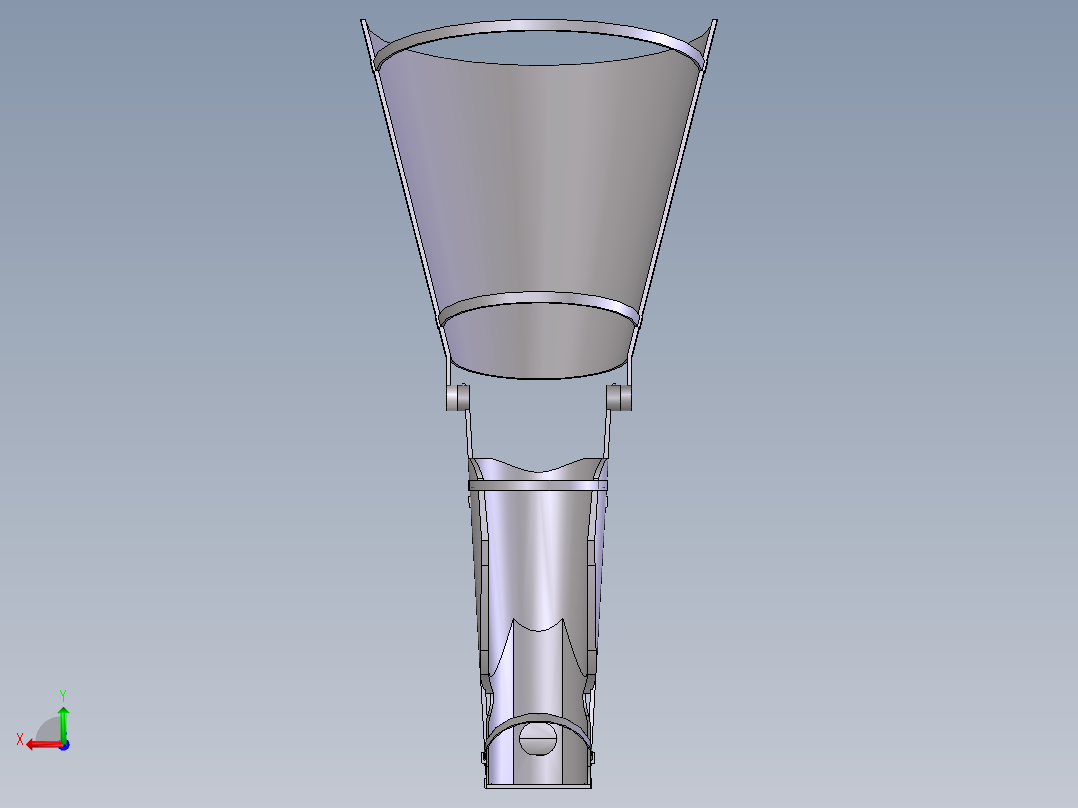脚部辅助设备后视图