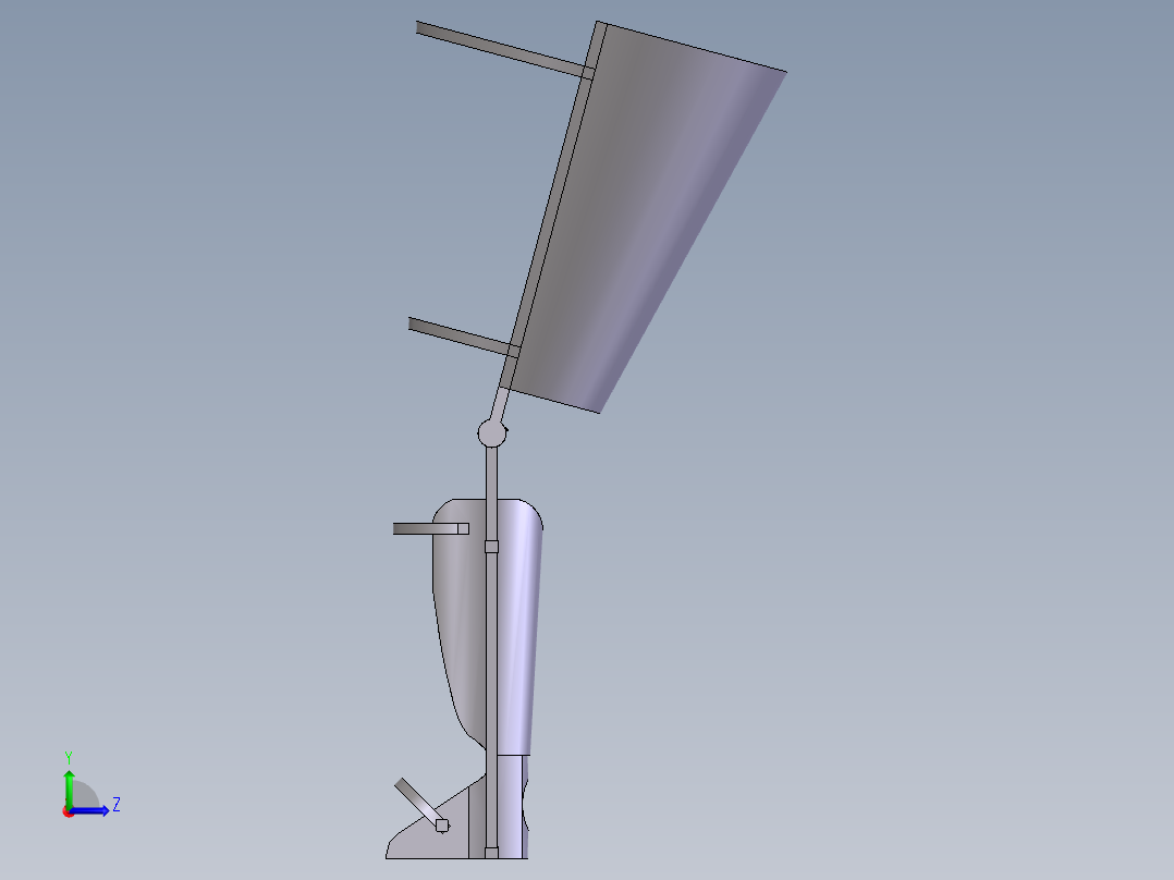 脚部辅助设备左视图