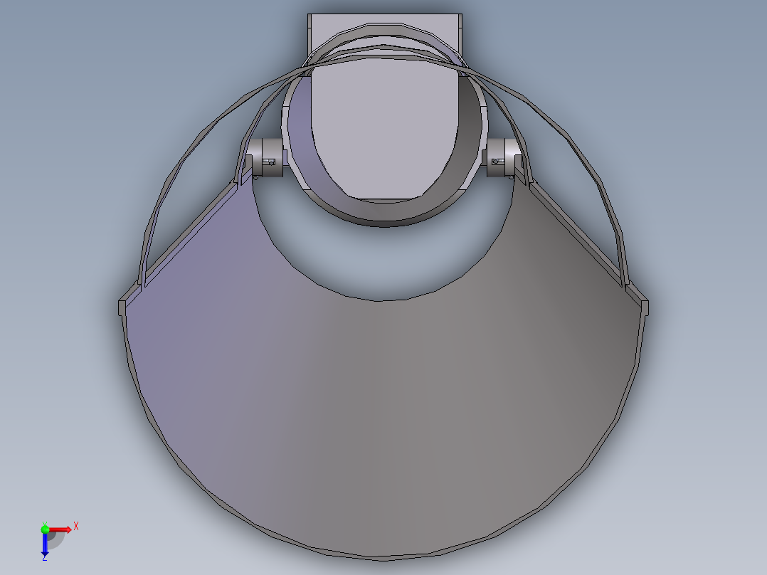 脚部辅助设备俯视图