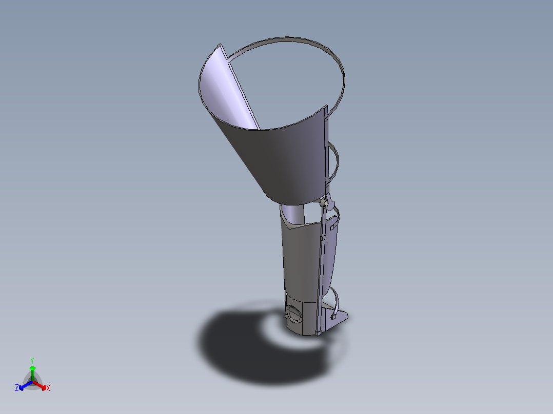 脚部辅助设备正等轴测图