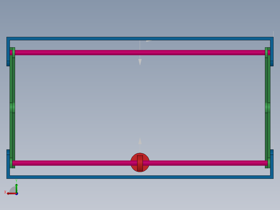 剪叉式升降机 、升降机(40)后视图