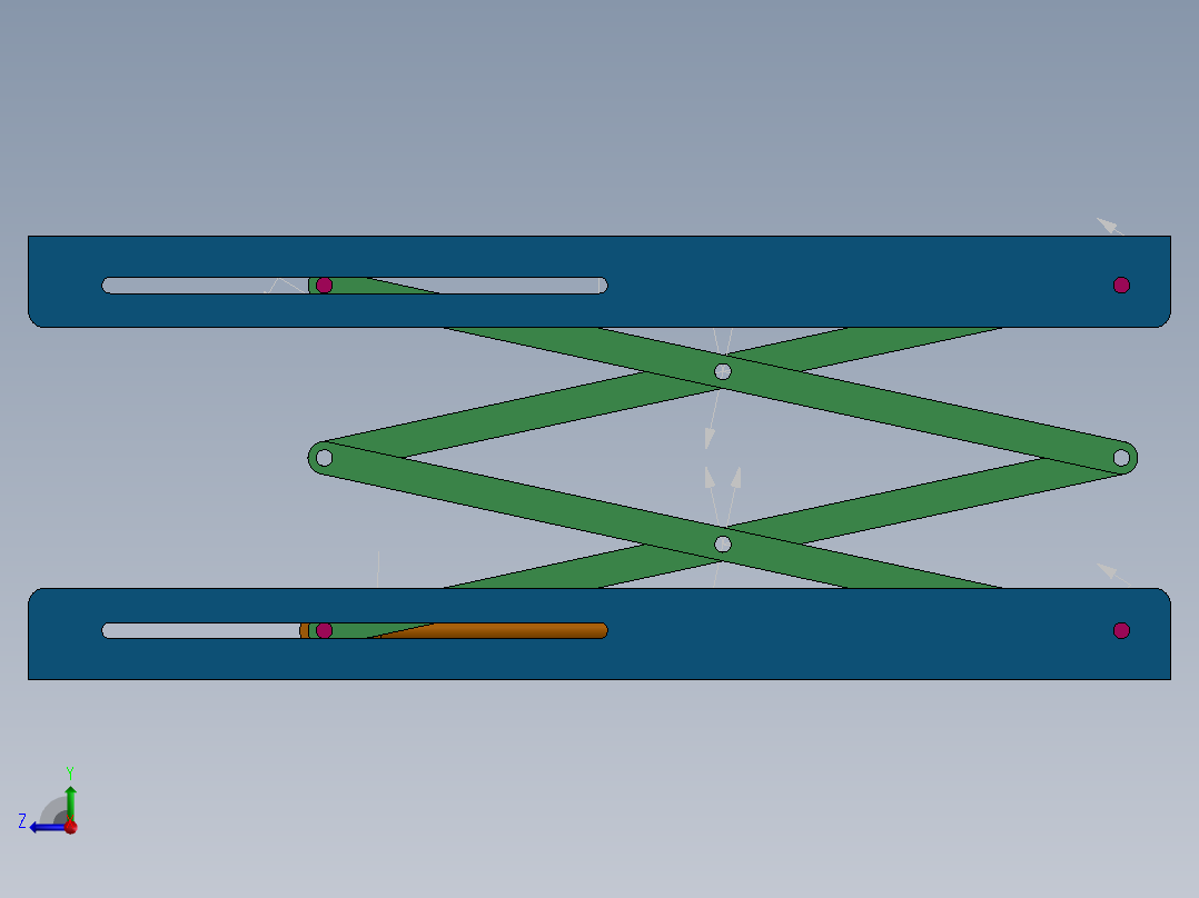 剪叉式升降机 、升降机(40)右视图