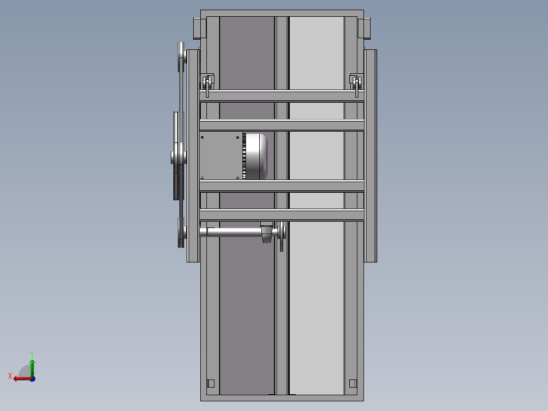 挤压式板栗脱壳机的设计三维SW+CAD+说明书==1238457=1060后视图