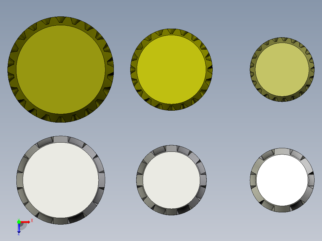 B2005314-动力输出(PTO) 外部花键型号俯视图