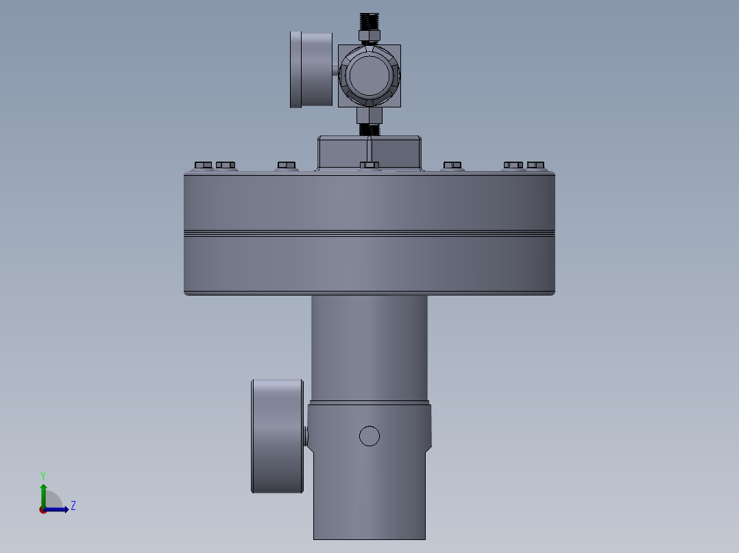 A2005333-流体压力调节器 GRACO左视图