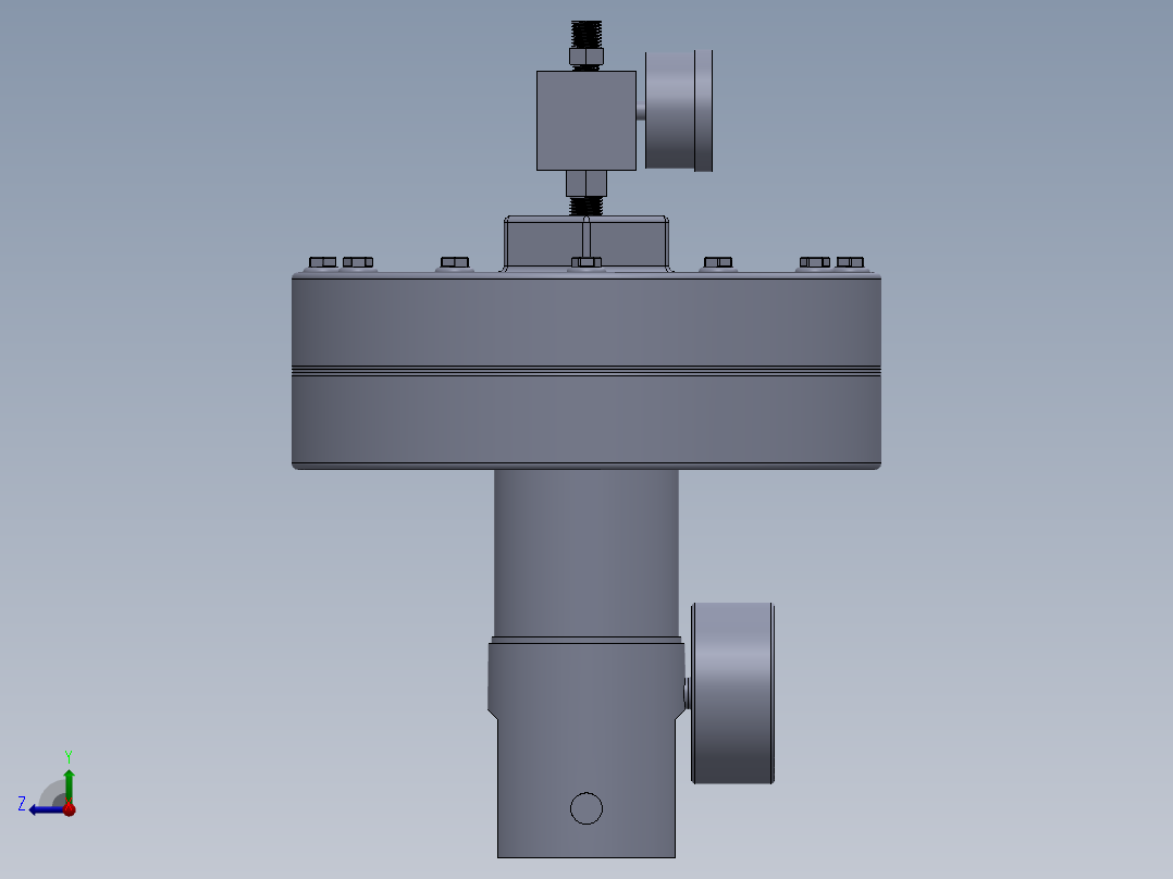 A2005333-流体压力调节器 GRACO右视图