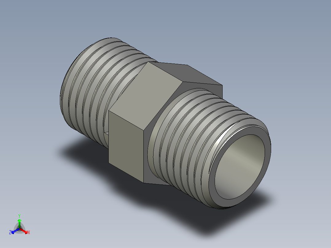 螺纹管对丝-六角等径 DN10