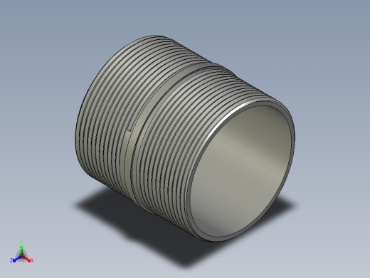 螺纹管对丝-圆边等径 DN50