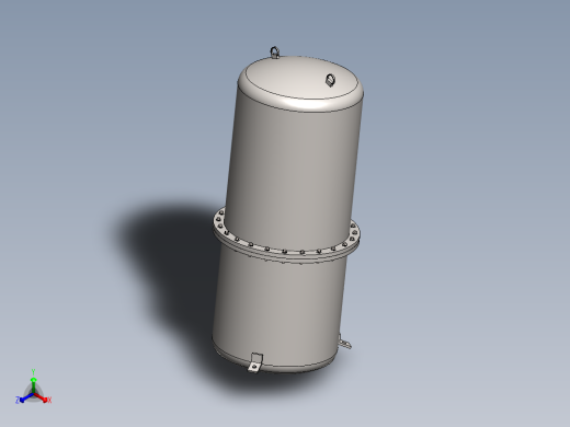 真空室 Solidworks 模型正等轴测缩略图