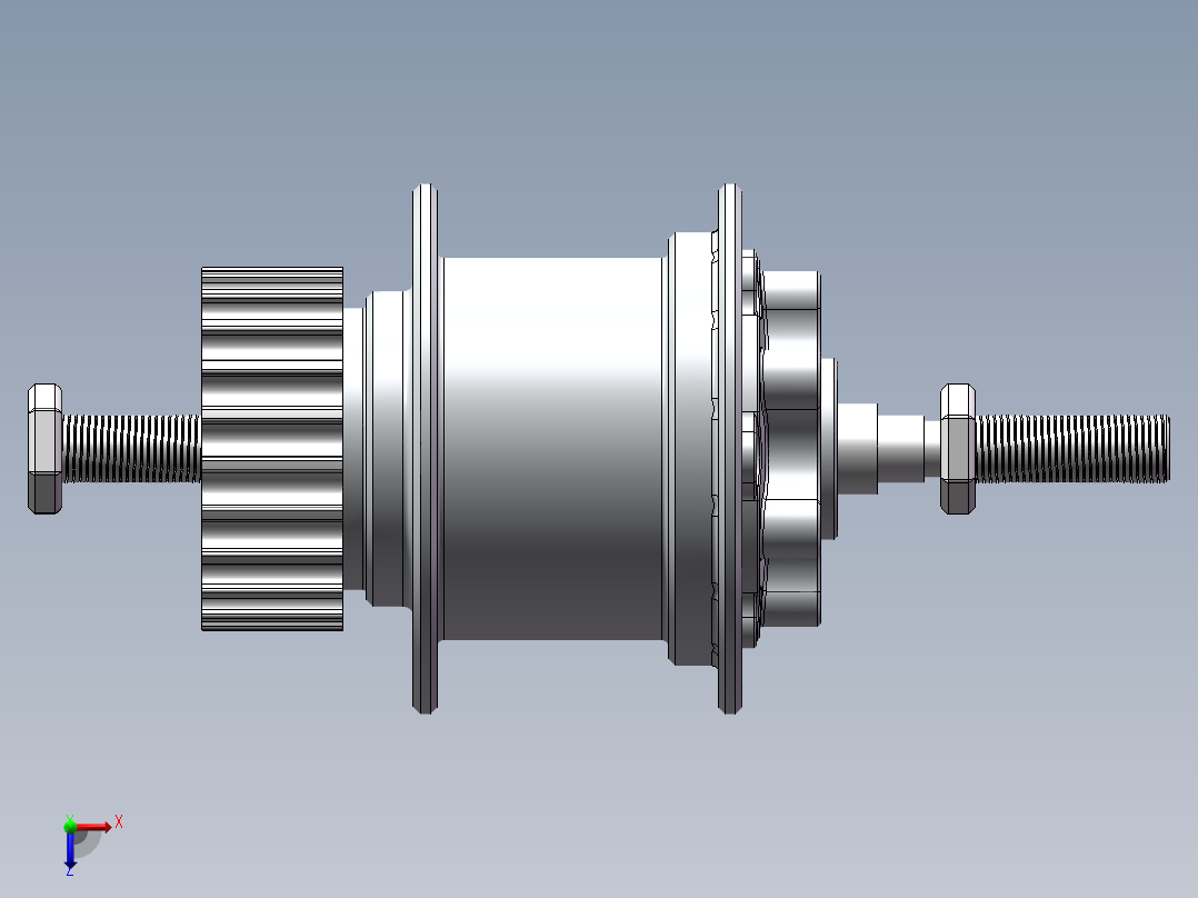 皮带轮版俯视图