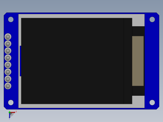 1.8英寸TFT有机发光二极管屏幕俯视缩略图
