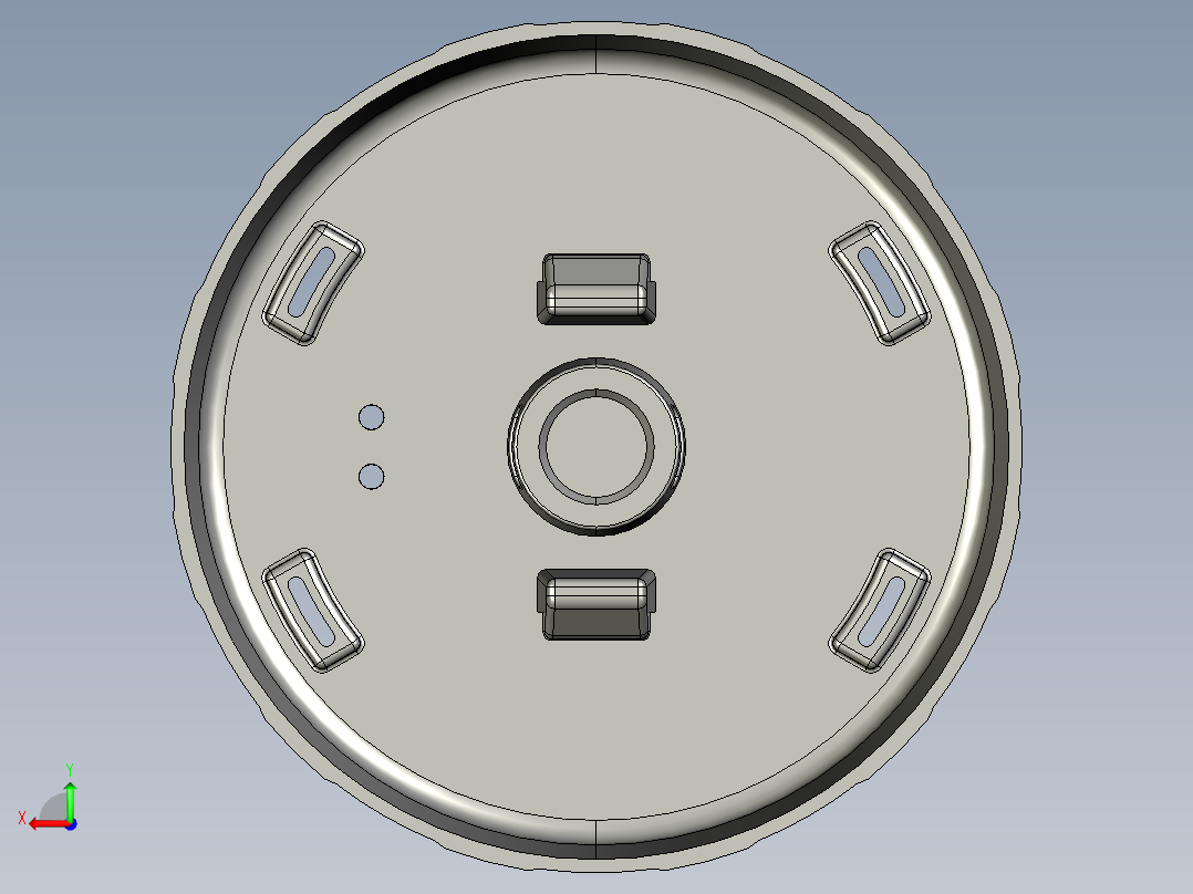 洗衣机旋钮后视图