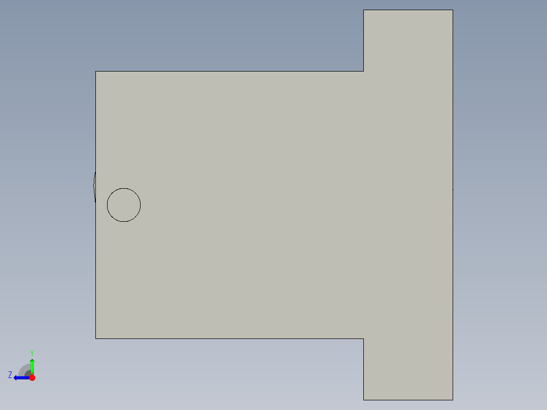 吹气组合右视图