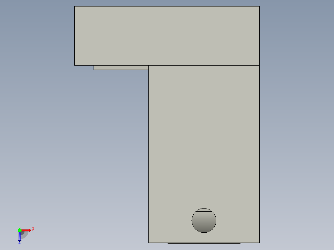 吹气组合俯视图