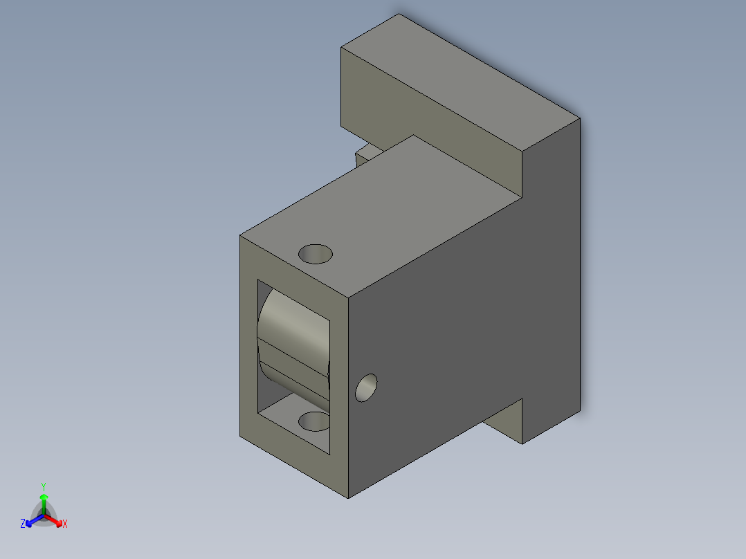吹气组合正等轴测图