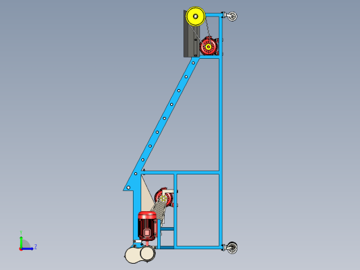 大蒜分离筛选机左视缩略图