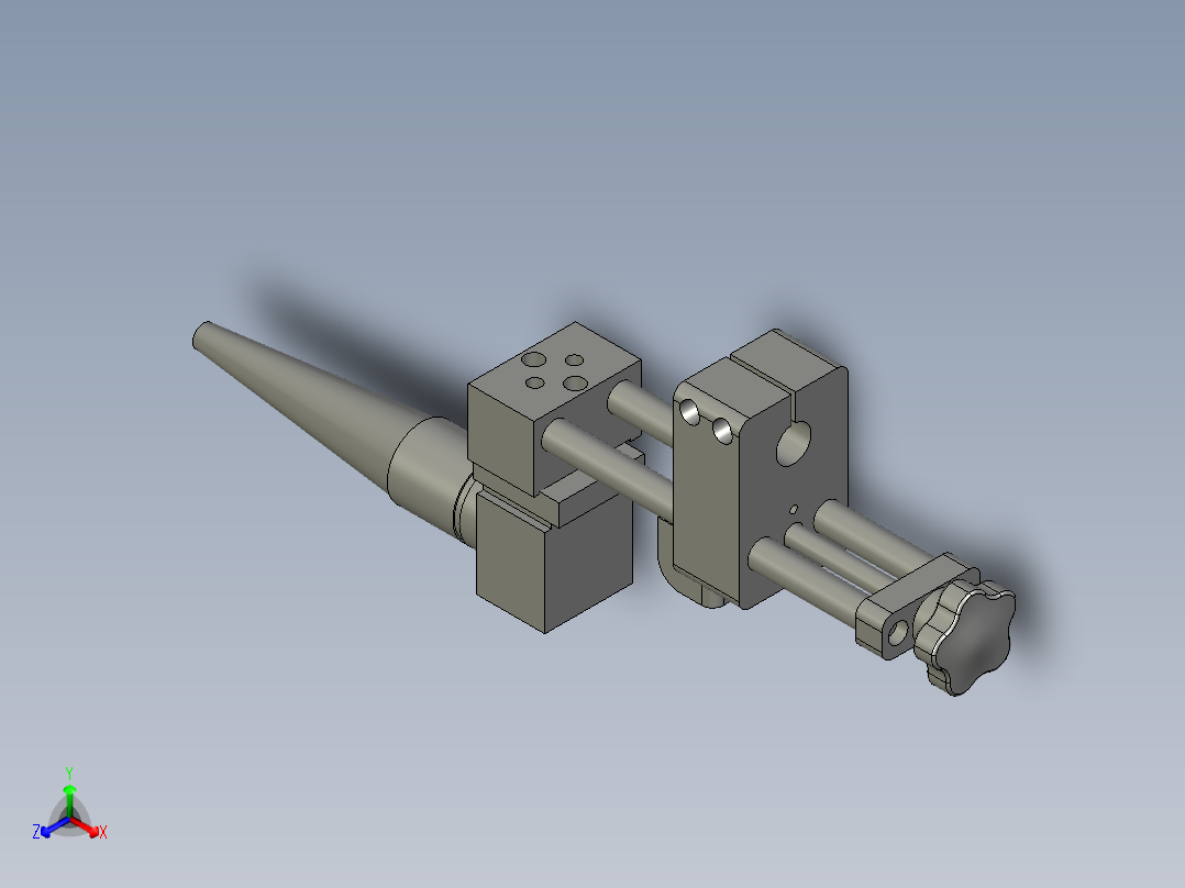 视觉定位-镜头部件主视图