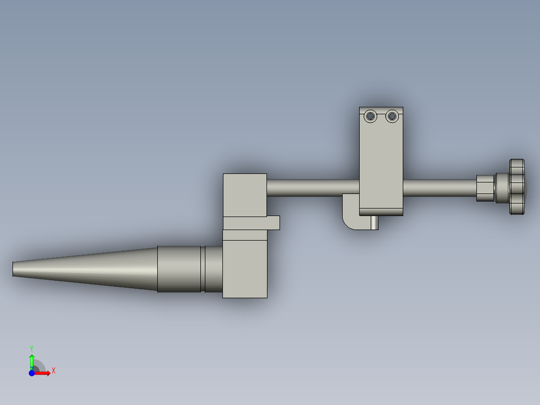 视觉定位-镜头部件前视图