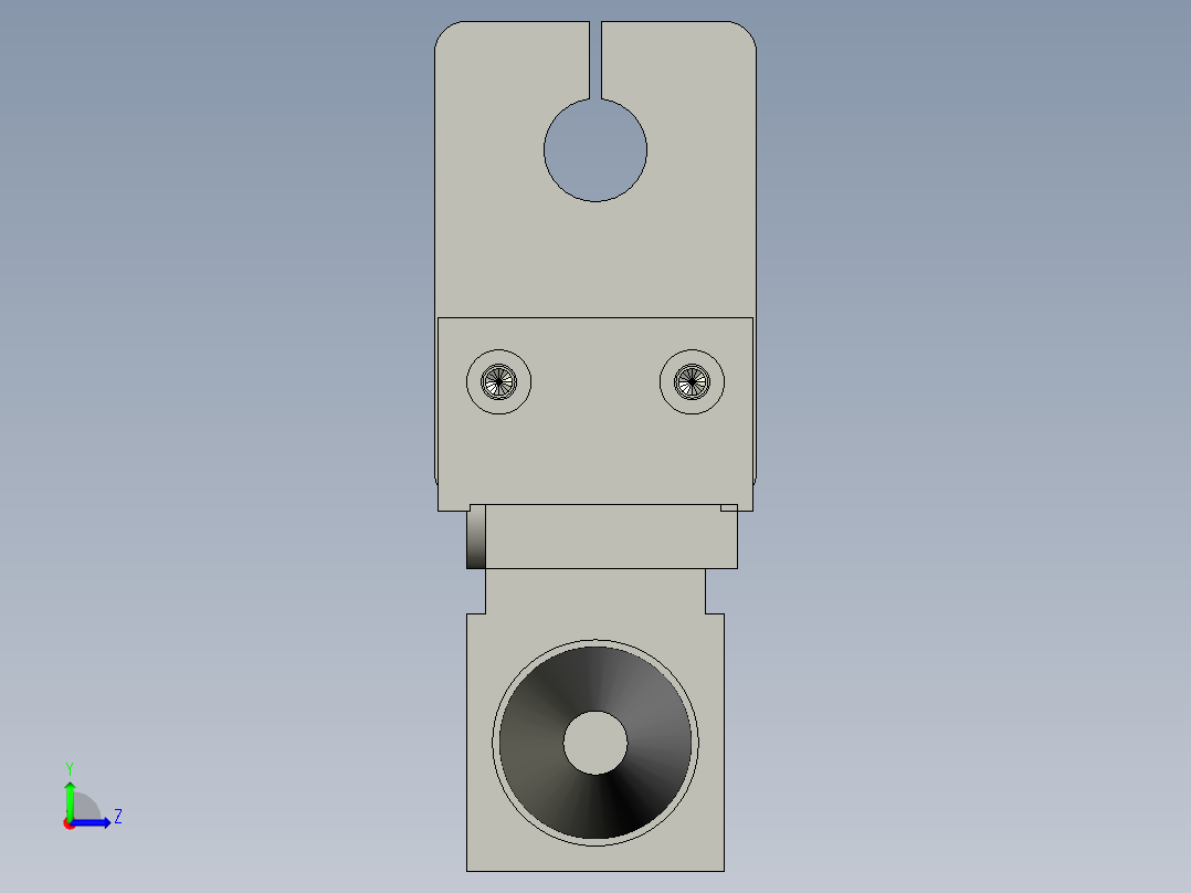 视觉定位-镜头部件左视图