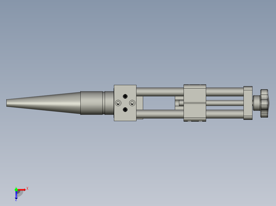 视觉定位-镜头部件俯视图
