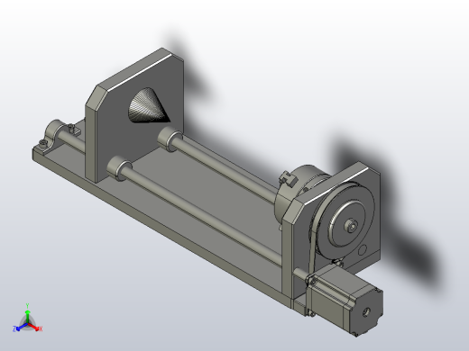 CO2激光雕刻切割机切刀雕刻机的旋转附件