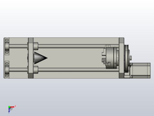 CO2激光雕刻切割机切刀雕刻机的旋转附件俯视缩略图