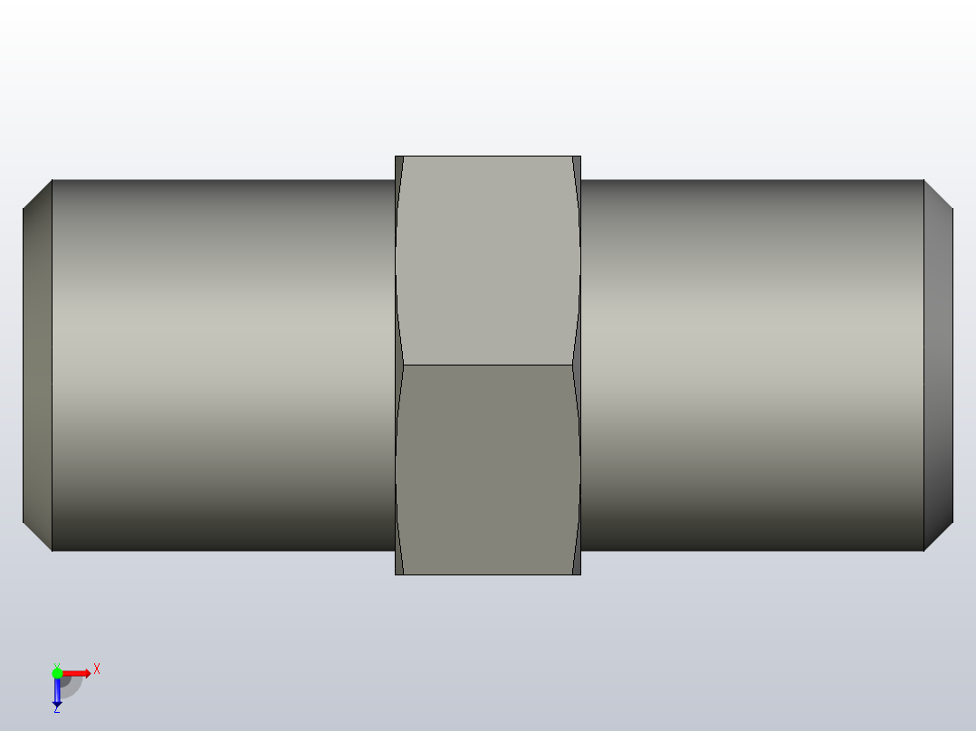 EO管接头联盟G04LLCFX.stp俯视图