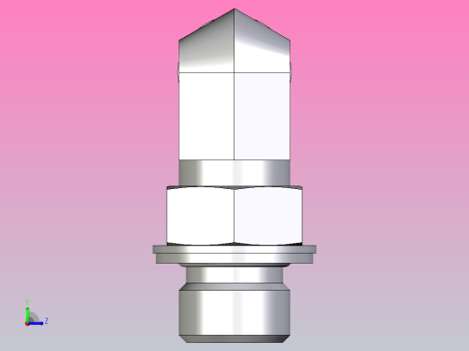 EO硬管接头外螺纹螺柱弯头6M14C8OMXS左视缩略图