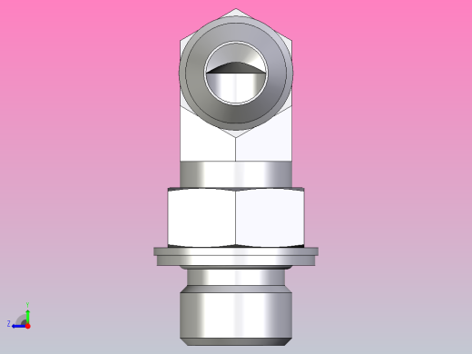 EO硬管接头外螺纹螺柱弯头6M14C8OMXS右视缩略图