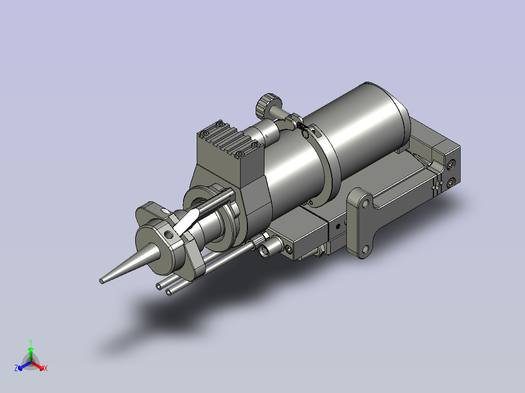 热熔喷射阀主视图