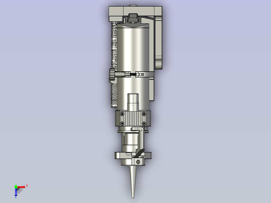 热熔喷射阀俯视图
