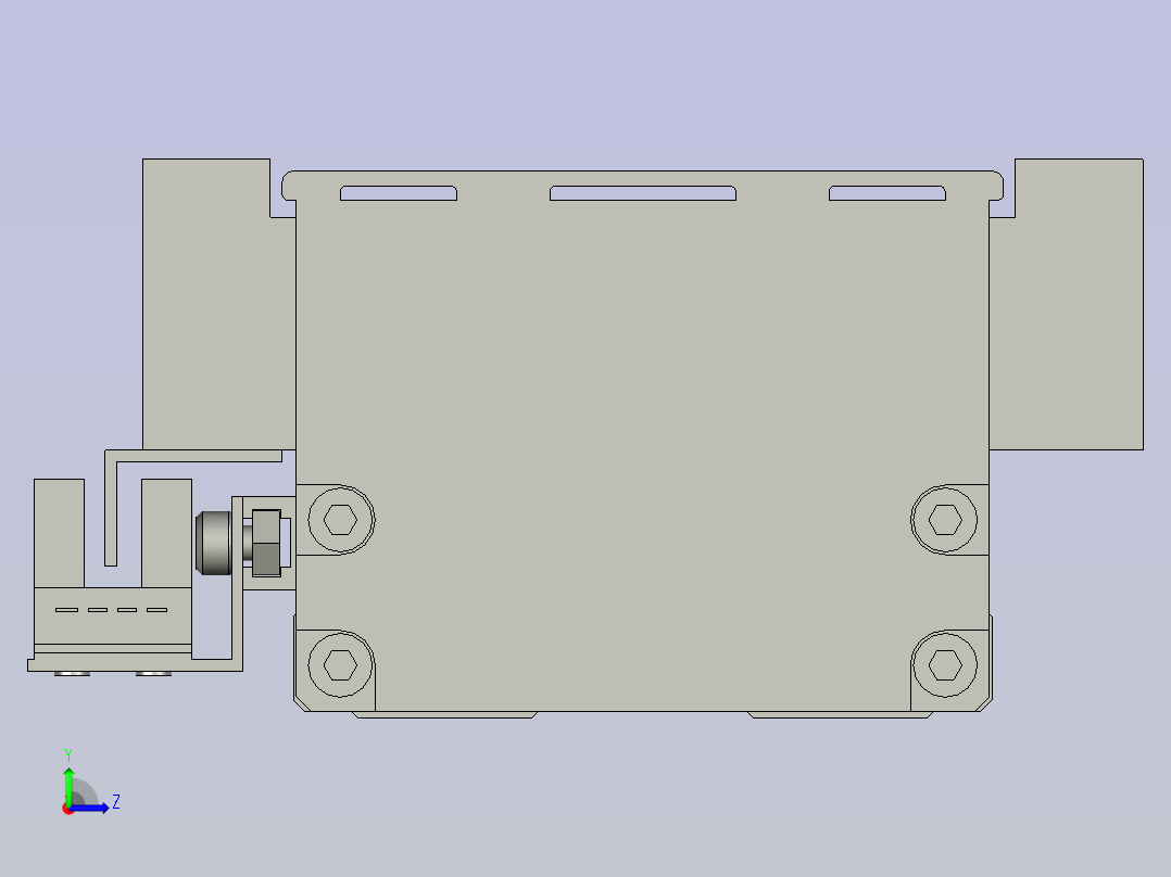 线性模组KK6010P-200A1-F0CS2_SR202308003533-1111左视图
