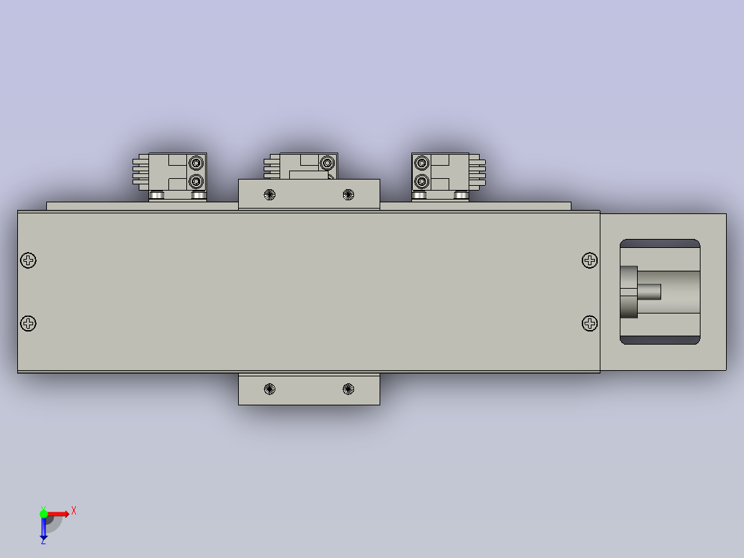 线性模组KK6010P-200A1-F0CS2_SR202308003533-1111俯视图