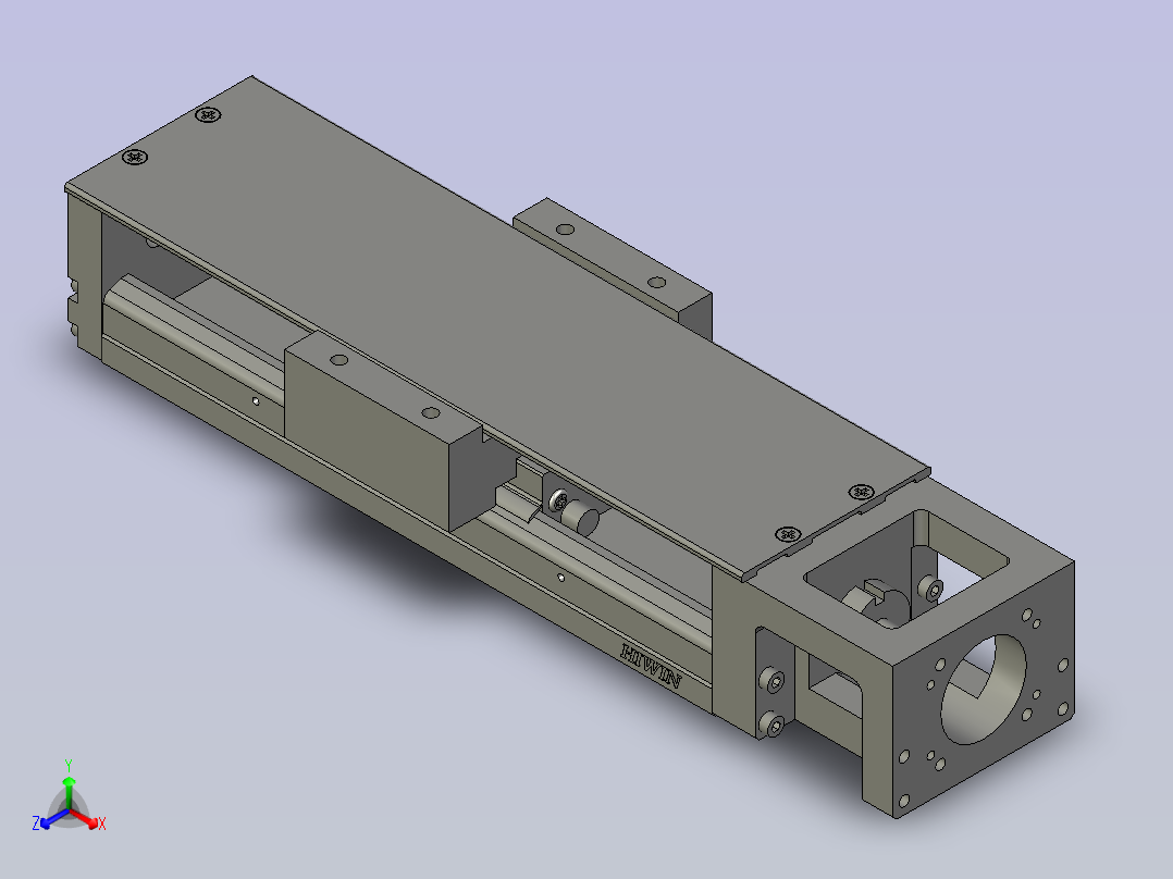 线性模组KK6010P-200A1-F0CS2_SR202308003533-1111正等轴测图