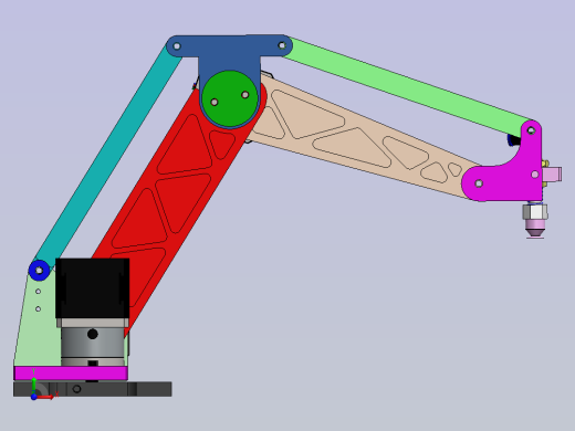 四轴机械臂前视缩略图