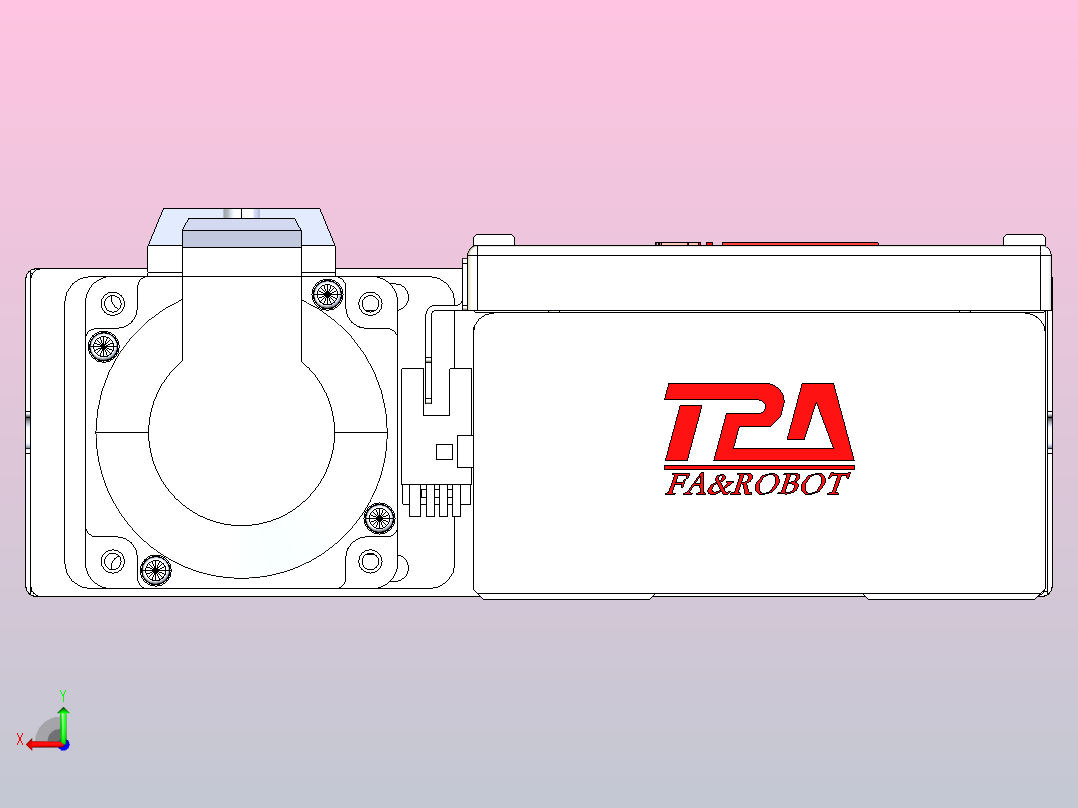 滚珠丝杠直线轴带导轨全封闭TPA-HCR-110D-1610C-L350-MR-C-P40-N3后视图