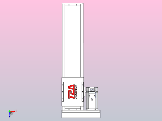 滚珠丝杠直线轴带导轨全封闭TPA-HCR-110D-1610C-L350-MR-C-P40-N3俯视缩略图