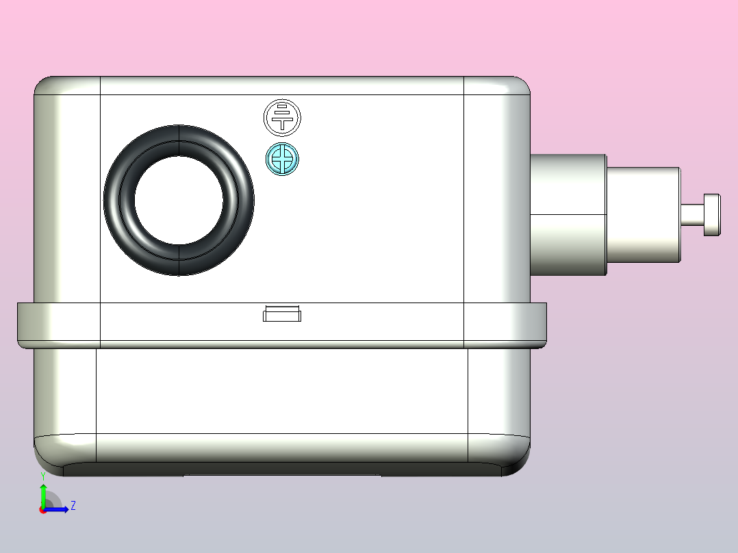 YBLX-44_20开关三维模型202101左视图