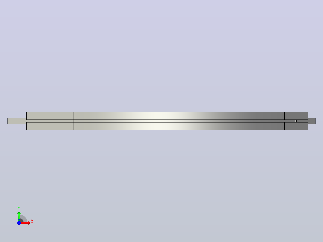 YMBP60R1000-C1水平普通弯头前视图
