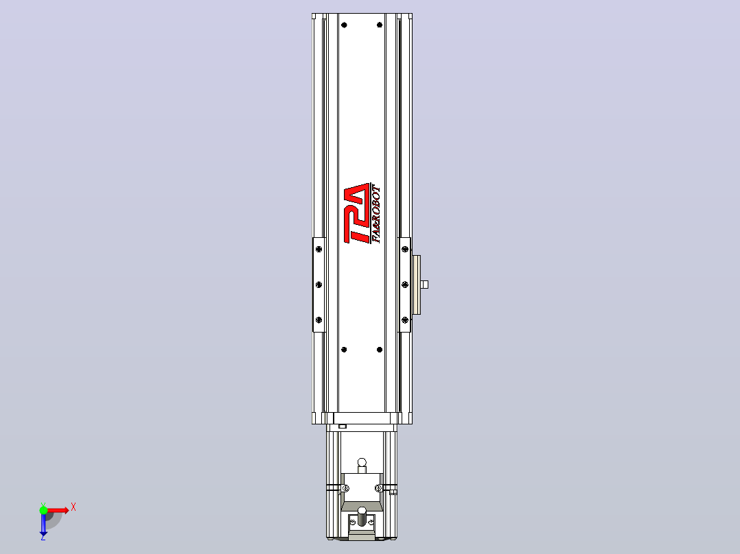 日规模组半封闭丝杆TPA-HNR-85S-1610C-L150-M-C-P20-N3俯视图