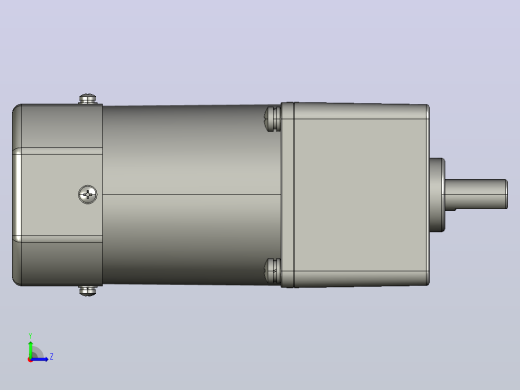 交流减速机5IK60RGU-CFT(5GU3KB-200KB)左视缩略图
