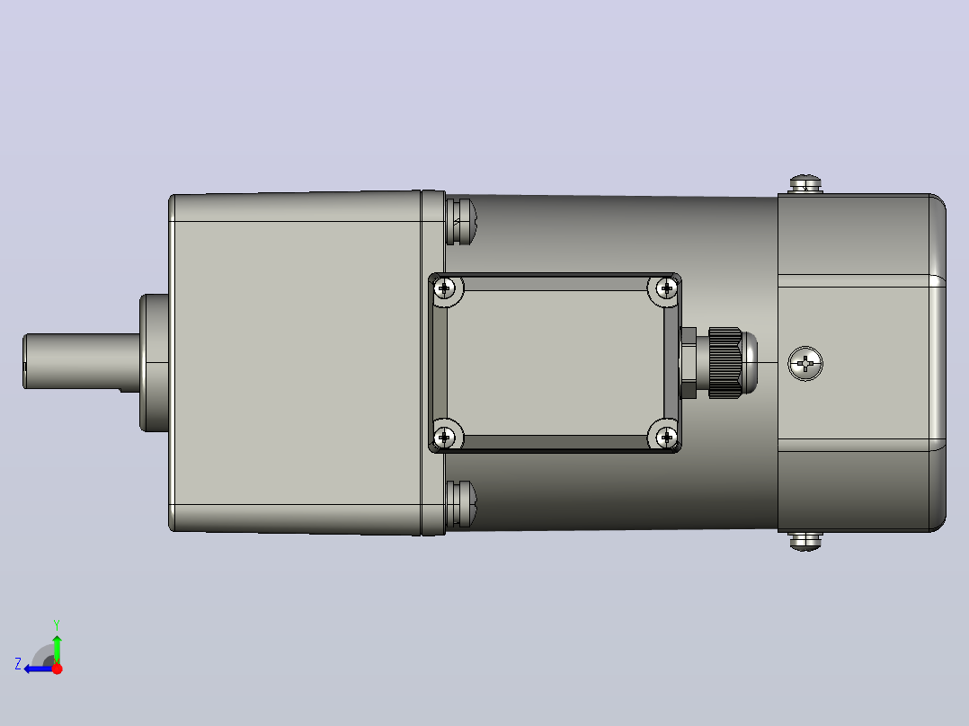 交流减速机5IK60RGU-CFT(5GU3KB-200KB)右视图